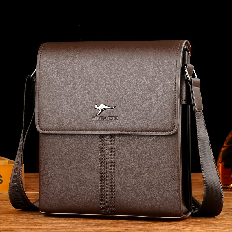 Men's Fashion Business Crossbody Bag - Simple Large Capacity Shoulder Bag